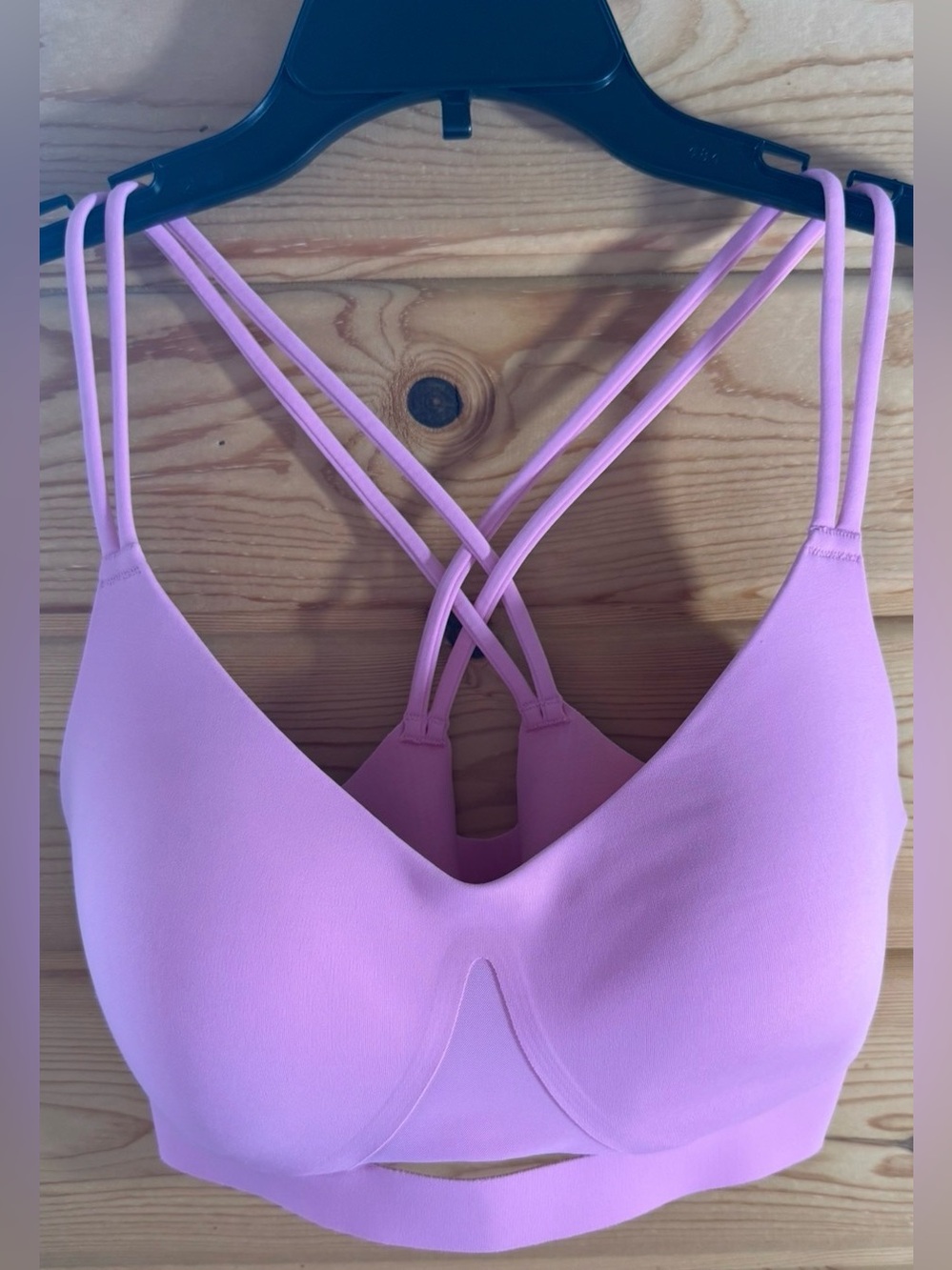 VSX Pink Crisscross Strappy Bralette NWOT